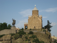 The Metekhi Church of the Assumption in Tbilisi